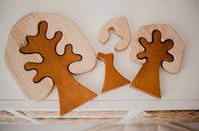 Load image into Gallery viewer, Two Toned Wooden Trees - littlelightcollective