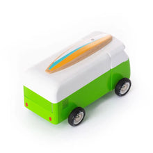Load image into Gallery viewer, Magnetic Beach Bus Jungle - Camper Van + Surfboard - littlelightcollective