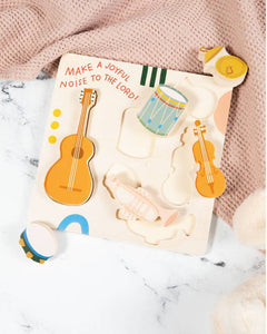 Pre-Order Joyful Noise Puzzle | Christian Kids Gift | Music | Wooden - littlelightcollective