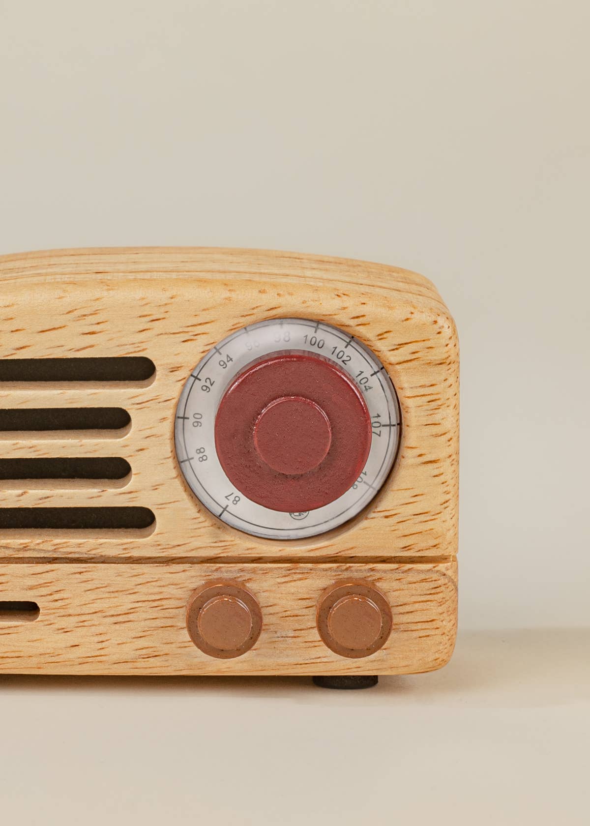 Vintage Looking OTR Wood Portable Radio Bluetooth Speaker