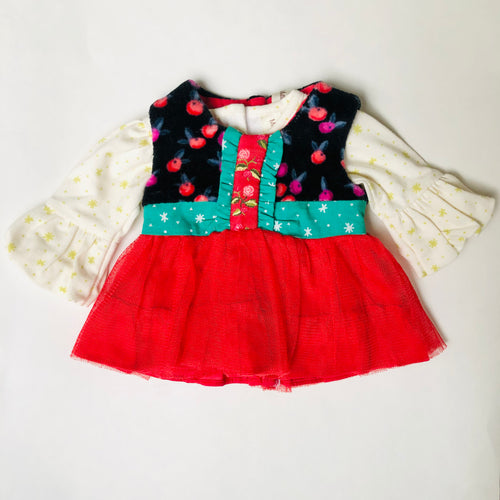 Matilda Jane Doll Christmas Tunic + Puffer Sleeve Top 2 Piece Set - littlelightcollective