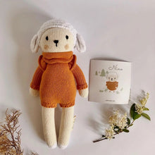 Load image into Gallery viewer, Nino, the brave sheep, handmade lamb sheep plush - littlelightcollective