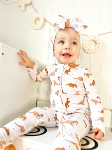 Love Dino Valentine Romper One Piece - littlelightcollective