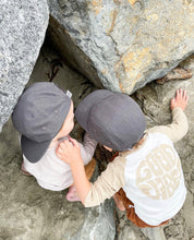 Load image into Gallery viewer, Rad Days Ahead Five-Panel Hat in Charcoal - littlelightcollective