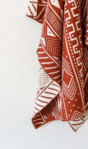 Sienna Mudcloth Knit Blanket - littlelightcollective
