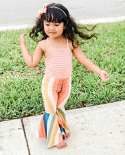 Load image into Gallery viewer, Britney Bells - Bold Rainbow Bell Bottoms - littlelightcollective