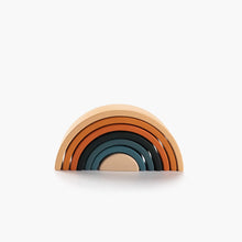 Load image into Gallery viewer, Wooden Rainbow Mini | Arch Stacking Toy | Tropics - littlelightcollective