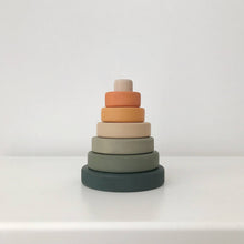Load image into Gallery viewer, Mini Ring Stacker | Wooden Pyramid Toy | Jungle - littlelightcollective