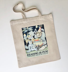 Storybook Tote bag - Where the Wild Things Are - littlelightcollective