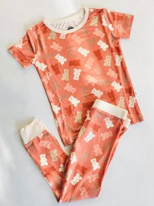 Valentine’s Gummy Bear 2 Piece Pajamas - littlelightcollective