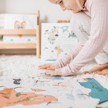 Load image into Gallery viewer, World Map Floor Puzzle (Pre-order, shipping September) - littlelightcollective