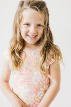 Load image into Gallery viewer, Boho Floral Leotard - Pink - littlelightcollective