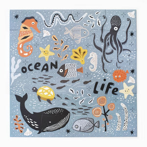 Ocean Life Floor Puzzle - littlelightcollective