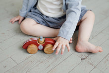 Load image into Gallery viewer, Wooden Race Car Toy - Red - littlelightcollective
