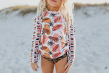 Load image into Gallery viewer, Boho Rash Guard Swimsuit - littlelightcollective
