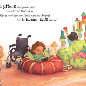 K is for Kindergarten Book - littlelightcollective