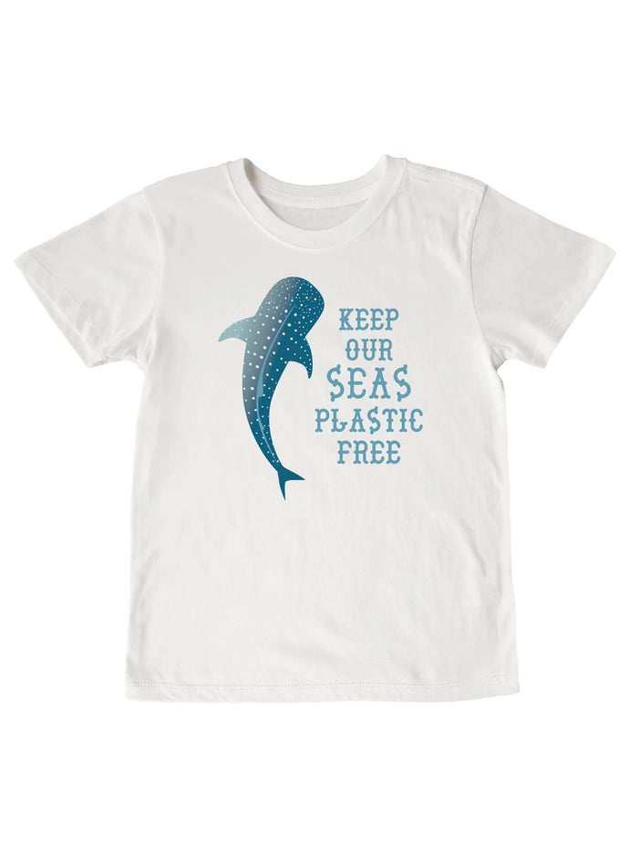 Keep Seas Plastic Free S/S Vintage Tee Shirt - littlelightcollective