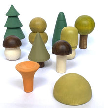 Load image into Gallery viewer, Wooden Trees For Display - Ten pieces - littlelightcollective