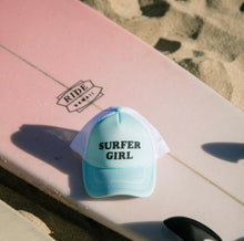 Load image into Gallery viewer, Surfer Girl Trucker Hat - littlelightcollective