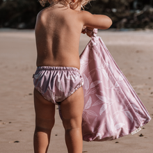 Load image into Gallery viewer, Mauve Natives Swim Nappy - littlelightcollective