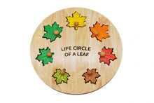 Load image into Gallery viewer, Leaf Circle Of Life Puzzle - littlelightcollective