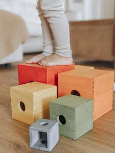 Rainbow Nesting Boxes - littlelightcollective