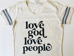 Love God, Love people T Shirt - littlelightcollective
