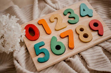 Load image into Gallery viewer, Wooden Number Puzzle - littlelightcollective