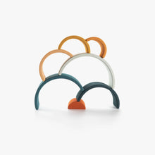 Load image into Gallery viewer, Wooden Rainbow Mini | Arch Stacking Toy | Lagoon - littlelightcollective