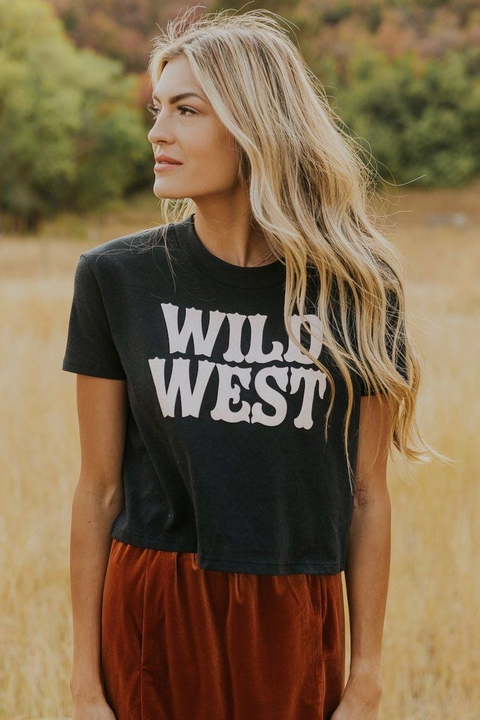 Wild West Crop Tee - littlelightcollective