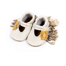 Load image into Gallery viewer, Milk Lily Janes Leather Baby Moccs Shoes - littlelightcollective