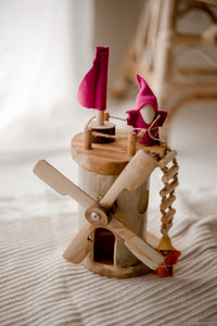Wooden Windmill - littlelightcollective