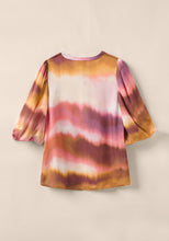 Load image into Gallery viewer, Size Small S Sunset Point Abstract Blouse - littlelightcollective