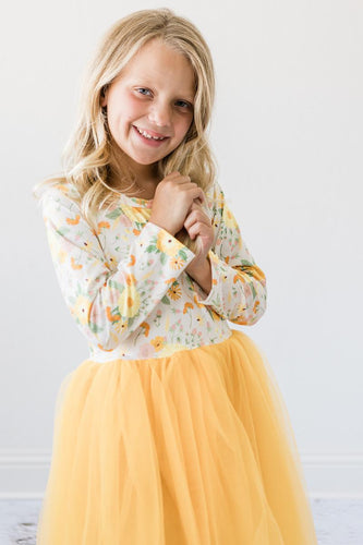 Marigold Tutu Fall Dress - littlelightcollective