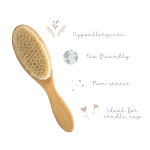 Baby Hairbrush - Goat Hair Brush - littlelightcollective