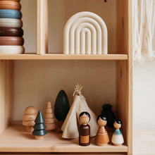 Load image into Gallery viewer, People of the Plains Peg Doll Set - littlelightcollective