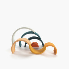 Load image into Gallery viewer, Wooden Rainbow Mini | Arch Stacking Toy | Lagoon - littlelightcollective