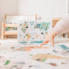 Load image into Gallery viewer, World Map Floor Puzzle (Pre-order, shipping September) - littlelightcollective