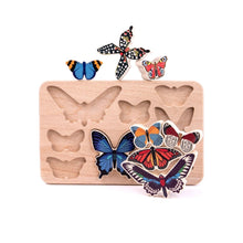 Load image into Gallery viewer, BAJO World of Butterflies Wooden Puzzle - littlelightcollective