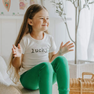 Organic Tee Shirt | Lucky Charm - littlelightcollective