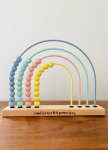 Promise Wooden Rainbow Abacus - littlelightcollective