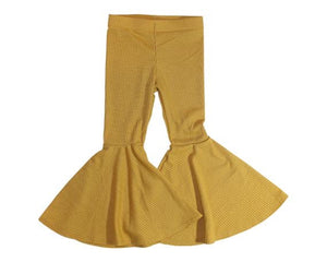 Delany Bells - Yellow Bell Bottoms - littlelightcollective