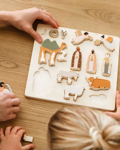 Nativity Wooden Puzzle - littlelightcollective