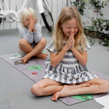 Load image into Gallery viewer, Nature Print Kids Yoga Mat - littlelightcollective