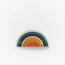 Load image into Gallery viewer, Wooden Rainbow Mini | Arch Stacking Toy | Lagoon - littlelightcollective