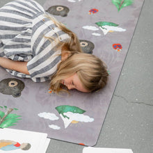 Load image into Gallery viewer, Nature Print Kids Yoga Mat - littlelightcollective