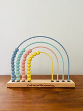 Load image into Gallery viewer, Promise Wooden Rainbow Abacus - littlelightcollective