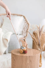 Load image into Gallery viewer, Wooden Push Toy Rabbit with a Drum - littlelightcollective