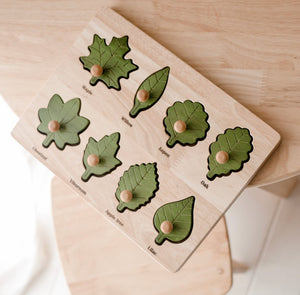 Montessori Leaf Puzzle - littlelightcollective