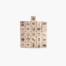 Load image into Gallery viewer, English Alphabet Block Set of Cubes for Children Wooden Toys - littlelightcollective